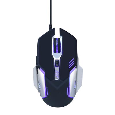 China Gaming Gaming Mouse RGB LED Light Effect Wired 2400DPI 6D Ergonomic Wired Gaming Mouse for sale