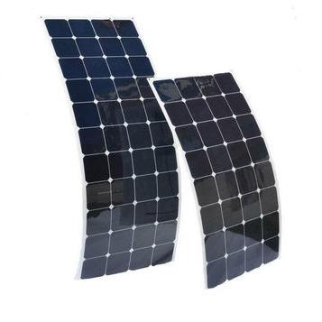 China Home new 32 piece Popular Solar Panels 80w 100w Thin Film Semi Flexible Solar Panel Used In The Roof Of A Car for sale