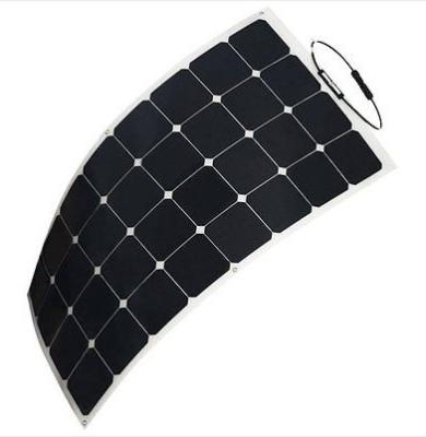 China Lightweight Flexible Solar Panel 100W 50W 10W 5W Solar Panel 125mmx125mm for sale