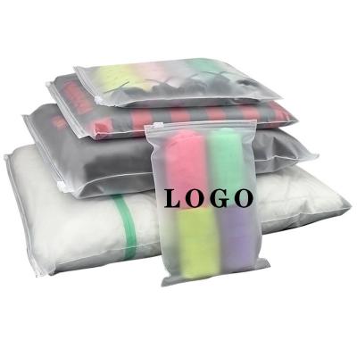 China Recyclable Customized Packaging Plastic T-shirt Underwear Garment Zipper Bag PVC PE Bag Tote Slider Zipper Lock for sale