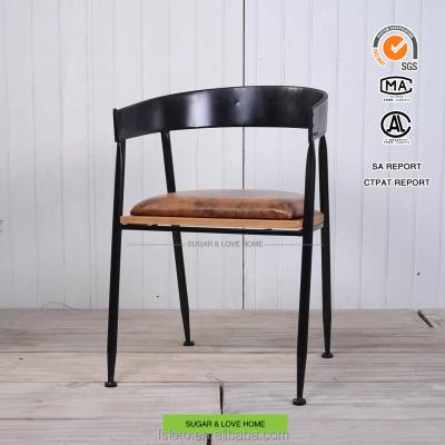 China industrial industrial loft furniture, restaurant furniture, arm dining chair in stock with 1 moq for sale