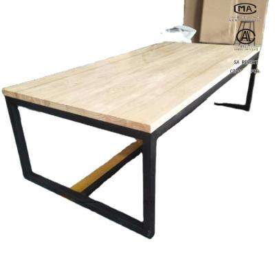 China High Quality Industrial Wood Slab Table Slab Edge Wood Slab Office Desk Style Loft Solid Wood for sale