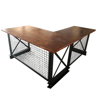 China Custom solid wood desk table many design and good price for sale