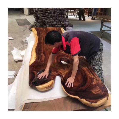 China OEM Suar Acacia Wood Slab Rain Slab Wood Slab Wood Slab Kiln Dried Moisture Content 20% In Stock for sale