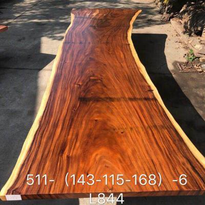 China South American Solid Wood Kiln Dried Walnut Slab 280inch 25ft Length Long Rain Tree Slab In Stock for sale