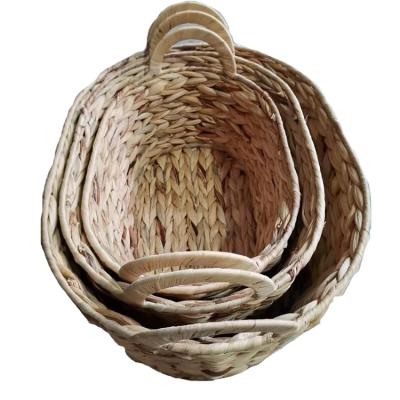 China Sustainable Multifunctional Handwoven Storage Basket Home Use Clothes Storage Baskets for sale