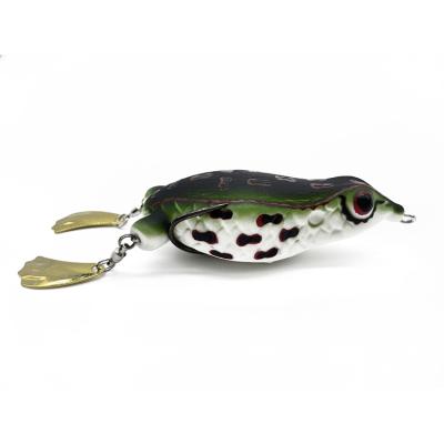 China Hot Selling Artificial PVC Fishing Lures Dangle Frog Fishing Lure Fishing Plastic Lure for sale