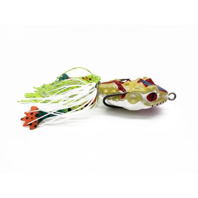 China PVC Lures Wholesale Artificial Fish Lure Simulation Frog Fishing Lures for sale