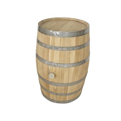 China High Quality Wooden 225L Oak Wooden Wine Barrels For Storing Wine for sale