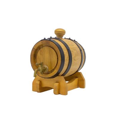 China Wine Storage Customized Oak 1.5L Wooden Wine Barrels High Quality Wine Barrel For Wine for sale