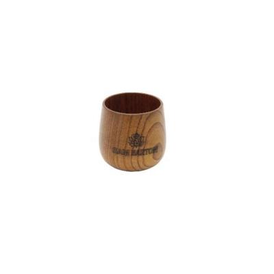 China Eco-Friendly Custom Made Jujube Custom Logo Mugs Coffee Cup Wooden Cup Sustainable Mugs for sale