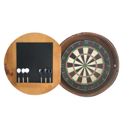 China Professional Pine Wood Target With Luxury Wood Cabinet Darts Target Wood Surround for sale