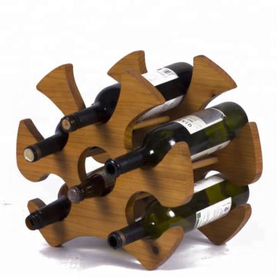 China Sustainable Wooden Wine Bottle Racks Wine Racks for sale