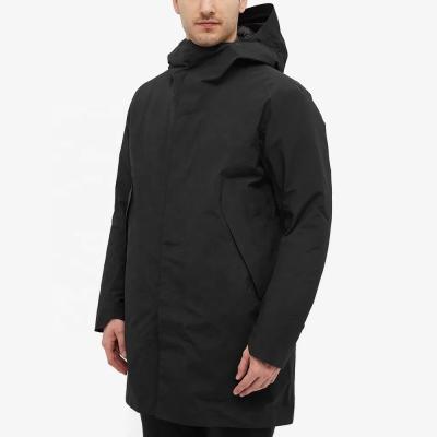 China Regular Custom Made High Quality Mens Casual Coats Warm Padded Hooded Coat With Pockets for sale