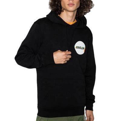 China Custom Anti-wrinkle OEM logo patch autumn winter over sized embroidery hoodie plus size stylish hoodie for men for sale