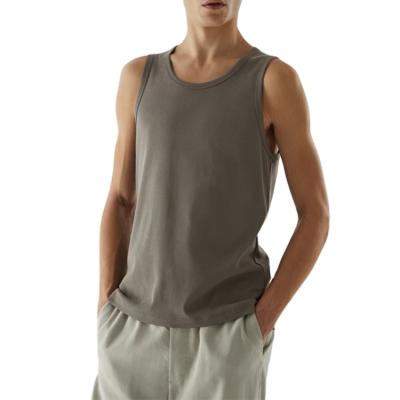 China Custom anti-pilling men's fitness sleeveless sports wear gym vest yoga tank top for men for sale