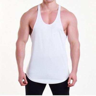 China Wholesale Cheap Polyester Oversized Back Mesh Cotton Anti-pilling Breathable Tank Top Singlet For Men for sale