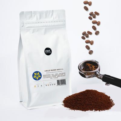 China Caffeinated Origin Ethiopia Yirgacheffe G1 Halobariti Single Arabica Coffee Powder Ground Coffee for sale