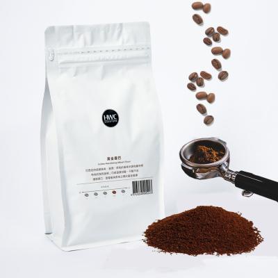 China Caffeinated Gold Mandheling and Brazil Flavor Arabica Coffee Powder Ground Coffee for sale