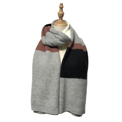 China High Quality Comfortable Soft Fashion Color Warm Pure Color Women's Cashmere Shawl Designer Winter Scarf Long for sale