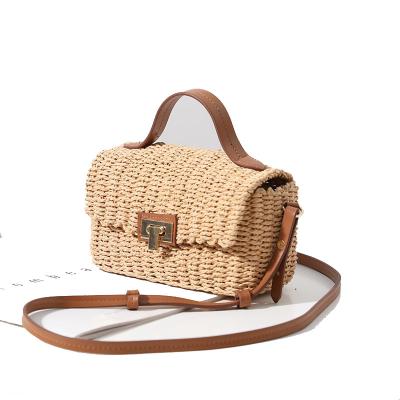 China Other Fashion Women Holiday Cross - Body Bag Straw Paper Shoulder Bag For Beach for sale