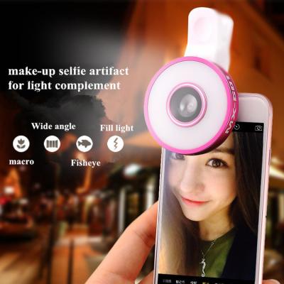 China Smartphone & Tablet PC Selfie Ring LED Light Mobile Phone Light Beauty Clip On Selfie Ring Light For Mobile Phone for sale