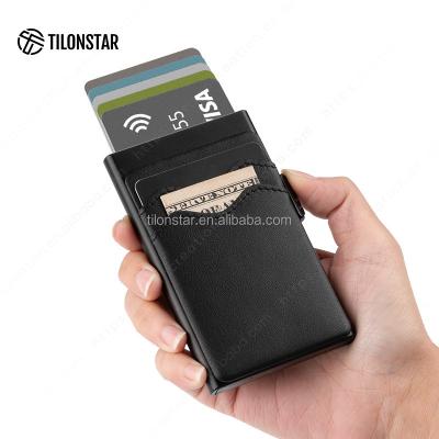 China outdoor map & Money Pocket OEM and ODM ID Card Holders Leather Credit Card Holders Rfid Blocking Wallet for sale