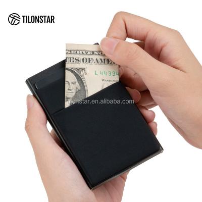 China outdoor map & Money Pocket Rfid Blocking Minimalist Aluminum Card Wallet ID Wallet Slim Card Men Card Holder for sale