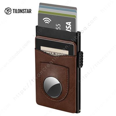 China outdoor map & Money Pocket & Air Tag Good Quality RFID Wallet Credit Card Holder Aluminum Rfid Wallet Card Holder for sale