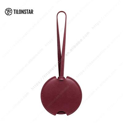 China Minimalist Cheap Price Luggage Tag Tags Wholesale Customized Logo Travel Genuine Leather Luggage Tag for sale