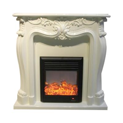 Cina XF VA026 Wall Decoration Fireplace Freestanding luxury Ivory LED Electric Fireplace in vendita