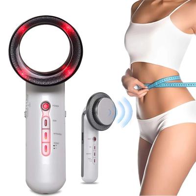 China Body Slimming 3 in 1 EMS Body Facial Slimming Massage Machine Ultrasound Body Massager Slim Device Cosmetic Instrument for sale