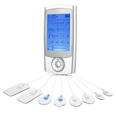 China Ten Modes 16AB Rechargeable Electric Unit Machine Portable Massager Pain Relief Pulse Massager Muscle Stimulator Therapy 200MA for sale