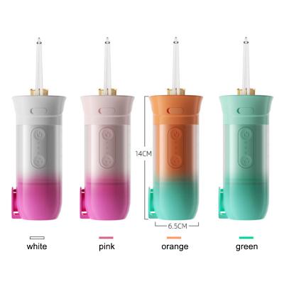 China Car Tooth Care 250ml Waterproof Cordless Oral Irrigator Usb Rechargeable Electric Dental Water Flosser for sale