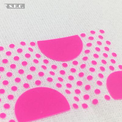 China Little Expanded Feel Maker Fashion Brand Dot Pattern Silicone Transfer For Jacket for sale