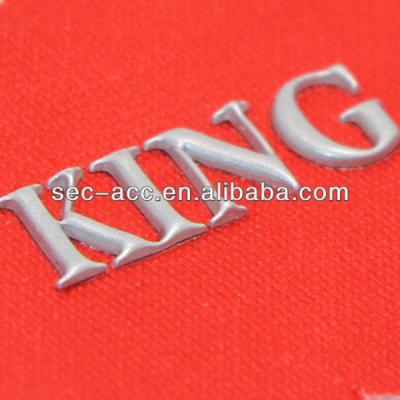 China Other Fashion King Logo Stand Brand Logo Design Unique Weld Mount Transfer for sale