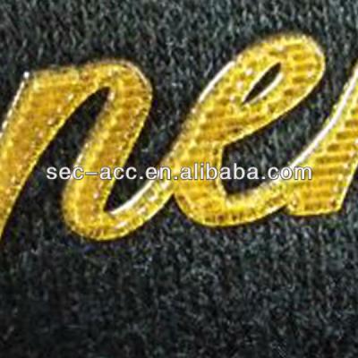 China Other high requirency metallic engraved medallion sportswear gold transfer for sale