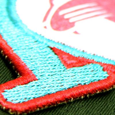 China 3D Custom Design Fashion Sportswear Embroidery Patch Transfer Soccer Team Patches Custom Embroidered For Sew On Patches for sale