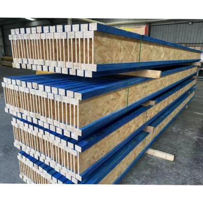 China Minimalist LVL I Pine I-Joist Formwork Material Wood Joists With OSB Board for sale