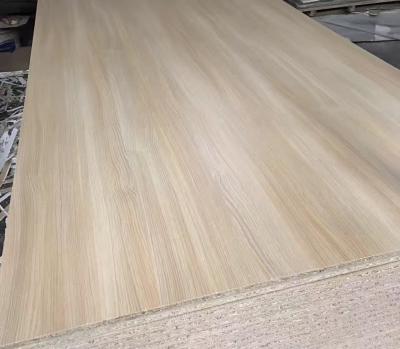 China Decorative Panel 41mm Wood Grain Melamine Faced Particleboard Chipboard PVC Edging for sale