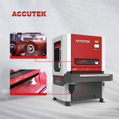 China Deburring Polishing Chamfer Rust Removal Accutek Best Price automatic CNC deburring polishing rounding machine for sheet metal parts stamping parts for sale