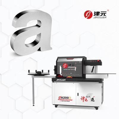 China Manufacturing Plant Jinyuan A200S All-in-one Word Equipment Simple Auto Cnc Channel Letter Bending Machine for sale