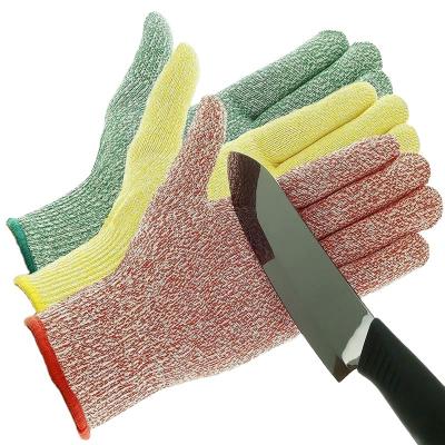 China Cheaper Breathable Kitchen Anti-Rust Colorful Level 5 Anti-Cut Food Grade Gloves For Machine Repair for sale