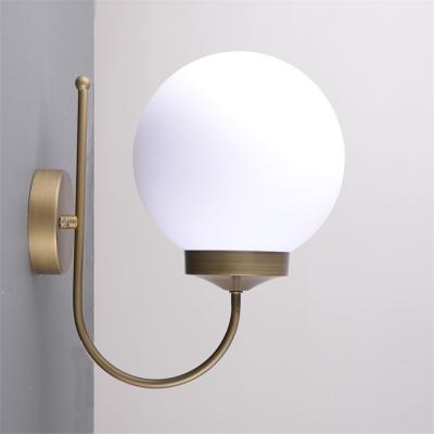 China Outdoor modern outdoor wall lamp and indoor led outdoor modern globe wall light lighting accessories for villa garden for sale