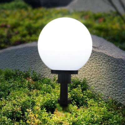 China Garden 350mm 7w 10w e27 round ball garden park patio walkway landscape spike light for sale