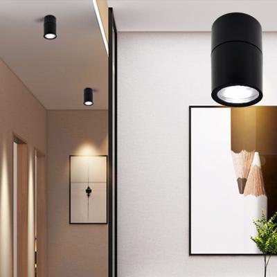 China Nordic modern 5 watt home hotel hotel gu10 mini indoor commercial black spotlights led ceiling lights downlight for sale