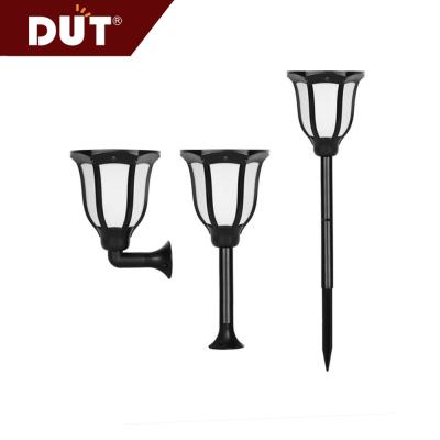 China Residential 3 In 1 96 Led Patio 2w Outdoor Waterproof Garden Pathway Garden Solar Flames Flickering Lights for sale