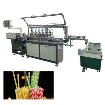 China Hotels Biodegradable Drink Straw Making Machine Paper Straw Making Machine 85m/min Time for sale