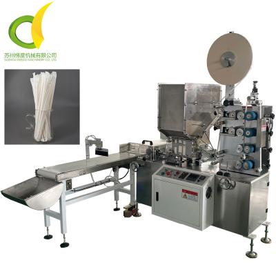 China Conveniently Single Paper Straw Wrapping Machine Manufacturer of ECO Straw Packing Machine High Speed ​​Operation for sale