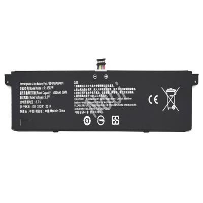 China Nobi 7.6V 39Wh 5230mAh Laptop Battery R13B02W R13B01W LAPTOP R13BO2W AA series batteries lto battery for Xiaomi MI air 13.3